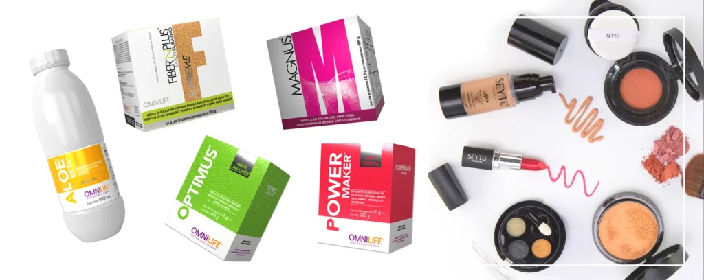 Dos líneas de productos, nutricional y cosméticos.